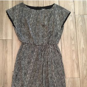 Vince Camuto Black & White Zebra Dress